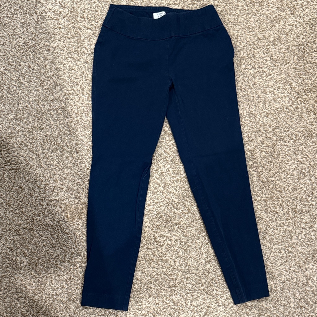 Crown  Ivy Navy Blue Petite Pants